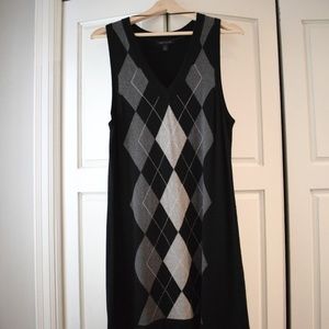 Tommy Hilfiger Black Checked Front Jumper